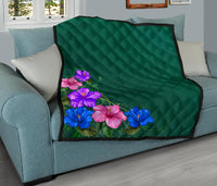 Only Hibiscus Premium Quilt - Polynesian Pride