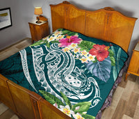 Samoa Polynesian Premium Quilt - Summer Plumeria - Polynesian Pride