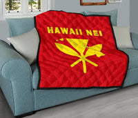 Hawaii Kanaka Polynesian Premium Quilt - Polynesian Pride