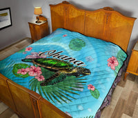 Ohana Turtle Premium Quilt - Polynesian Pride
