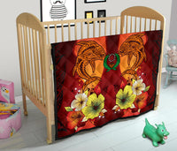 Pohnpei Premium Quilt - Tribal Tuna Fish - Polynesian Pride