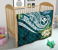 Polynesian Hawaii Kanaka Maoli Premium Quilt - Summer Plumeria - Polynesian Pride