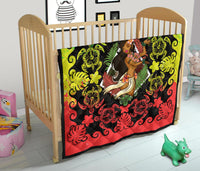 Hawaii Polynesian Premium Quilt - Hawaiian Dancing Girl Reggae - Polynesian Pride