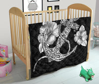 Anchor White Poly Tribal Premium Quilt - Polynesian Pride