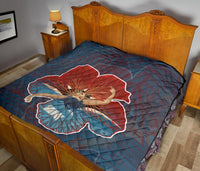 Hula Dance Hibiscus Premium Quilt - Polynesian Pride