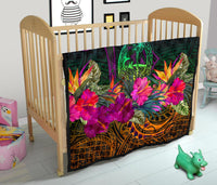 Guam Polynesian Premium Quilt - Summer Hibiscus - Polynesian Pride