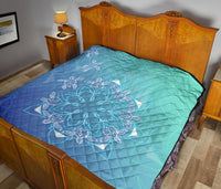 Flower Turtle Premium Quilt - Polynesian Pride