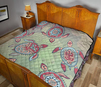 Turtle Color Premium Quilt - Polynesian Pride