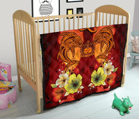 Samoa Custom Personalised Premium Quilt - Tribal Tuna Fish - Polynesian Pride