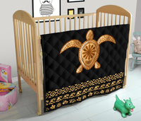 Golden Polynesian Premium Quilt - Polynesian Pride