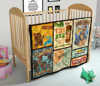 Hawaii Culture Vintage Premium Quilt - Polynesian Pride