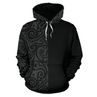 Polynesian Hoodie Half Style 01 - Polynesian Pride