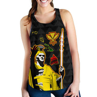 Hawaiian King Guardian Women's Racerback Tank - Polynesian Pride