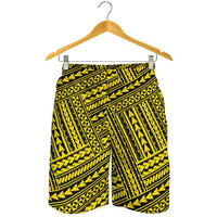 Polynesian Nation Yellow Men's Short - Polynesian Pride