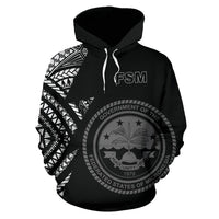 Federated States of Micronesia Pattern All Over Hoodie - Polynesian Pride
