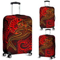Tahiti Luggage Covers - Red Shark Polynesian Tattoo - Polynesian Pride