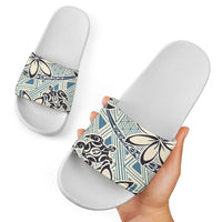 Polynesian Slide Sandals 40 White - Polynesian Pride