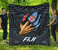 Fiji Premium Quilt - Fiji In Me (Blue) - Polynesian Pride