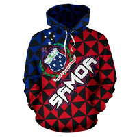 Samoa Hoodie Samoa Coat of Arms New Style - Polynesian Pride