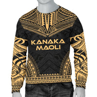Kanaka Maoli Sweater - Polynesian Chief Gold Version Unisex Gold - Polynesian Pride