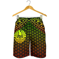 Polynesian Tahiti Men's Shorts - Reggae Vintage Polynesian Patterns - Polynesian Pride