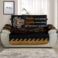 Hawaii Ohana Turtle Sofa Protectors - AH Loveseat 48" Black - Polynesian Pride