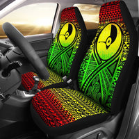 Yap Car Seat Cover - Yap Flag Polynesian Tattoo Reggae Universal Fit Reggae - Polynesian Pride
