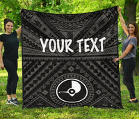 Yap Personalised Premium Quilt - Yap Seal With Polynesian Tattoo Style - Polynesian Pride
