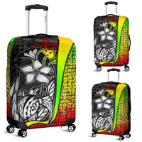 Samoa Polynesian Luggage Covers Reggae - Turtle With Hook Reggae - Polynesian Pride