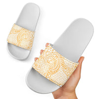Polynesian Slide Sandals 26 White - Polynesian Pride