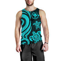 Polynesian Hawaii (Kanaka Maoli) Men Tank Top - Turquoise Tentacle Turtle - Polynesian Pride