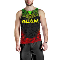 Guam Men's Tank Top - Polynesian Chief Reggae Version Reggae - Polynesian Pride