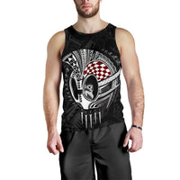 Hawaii Polynesian Warrior Mask 's Tank Top - AH - Toon Style - Polynesian Pride