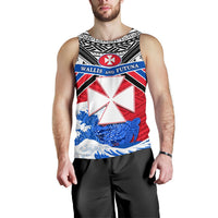 Wallis and Futuna Rugby Men Tank Top Spirit Red - Polynesian Pride