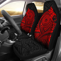 American Samoa Car Seat Covers - Polynesian Lizard Universal Fit RED - Polynesian Pride