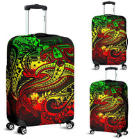 Samoa Luggage Covers - Reggae Shark Polynesian Tattoo - Polynesian Pride