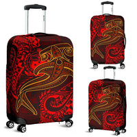 Samoa Luggage Covers - Red Shark Polynesian Tattoo - Polynesian Pride
