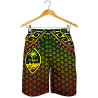 Polynesian Guam Men's Shorts - Reggae Vintage Polynesian Patterns - Polynesian Pride