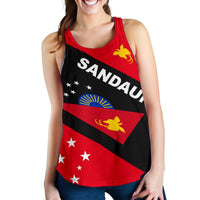 Papua New Guinea Women's Racerback Tank - Sandaun Province - Polynesian Pride