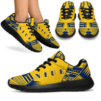 Niue Sport Sneakers - Polynesian Tattoo Flag Black - Polynesian Pride