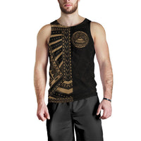 American Samoa Men'S Tank Top - Half Style - Polynesian Pride