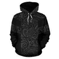 Hoodie Polynesian Tattoo Style Grey - Polynesian Pride