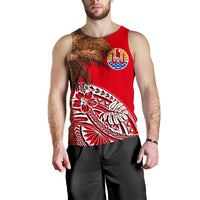 French Polynesia Men's Tank Top - Palm Tree Polynesian Pattern - Polynesian Pride