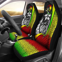 Yap Micronesian Car Seat Covers Reggae - Turtle With Hook Universal Fit Reggae - Polynesian Pride