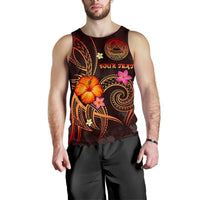 American Samoa Polynesian Personalised Men's Tank Top - Legend of American Samoa (Red) - Polynesian Pride