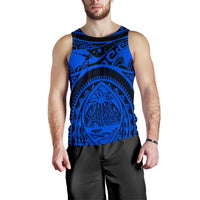 Polynesian Men's Tank Top - Guam Flag, Seal with Maui Moana Tattoo - Polynesian Pride