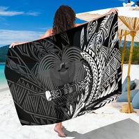 Papua New Guinea Sarong - Wings Style Sarong - Papua New Guinea One Size Black - Polynesian Pride