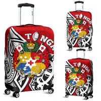 Tonga Rugby Luggage Covers Polynesian Style Red - Polynesian Pride
