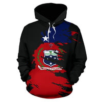 Samoa Hoodie Samoa Flag Coat of Arms Painting - Polynesian Pride