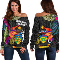 Papua New Guinea Off Shoulder Sweater - Sailing Style - Polynesian Pride